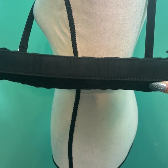 Vera Bradley Quilted Cloth Removable Shoulder Strap purse - Picture 6 of 12